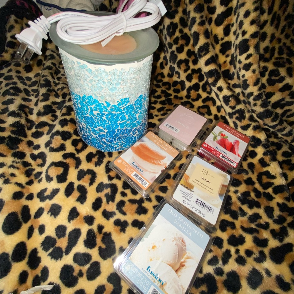 Fusion Aegean Mosaic Full Size Wax Warmer W 5 Wax Melts